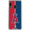 MLB Los Angeles Angels Split Galaxy A30 Clear Case