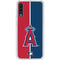 MLB Los Angeles Angels Split Galaxy A50 Clear Case