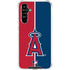MLB Los Angeles Angels Split Galaxy A54 5G Clear Case