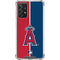 MLB Los Angeles Angels Split Galaxy A72 5G Clear Case