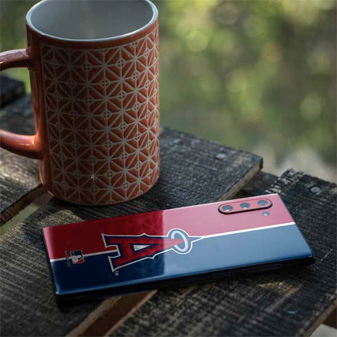 MLB Los Angeles Angels Split Galaxy Note 10 Skin