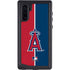 MLB Los Angeles Angels Split Galaxy Note 10 Waterproof Case