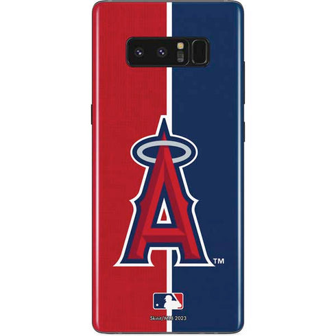 MLB Los Angeles Angels Split Galaxy Note 8 Skin