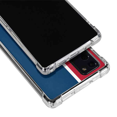 MLB Los Angeles Angels Split Galaxy Note20 5G Clear Case