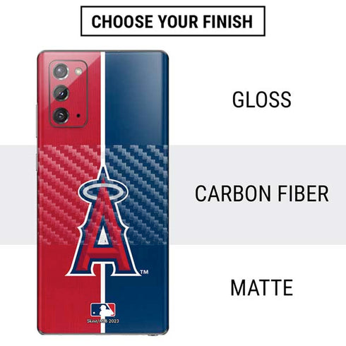 MLB Los Angeles Angels Split Galaxy Note20 5G Skin