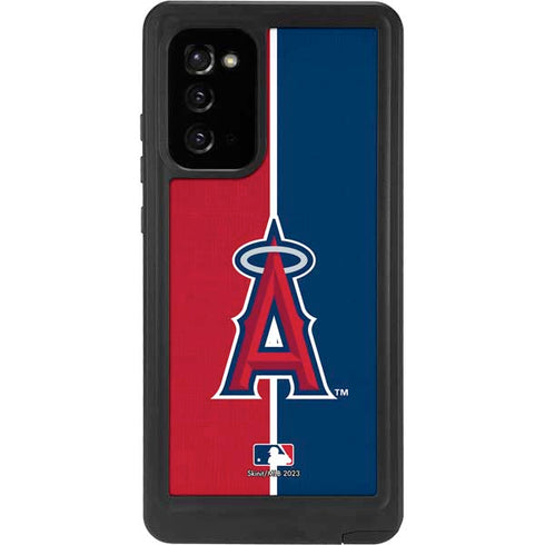 MLB Los Angeles Angels Split Galaxy Note20 5G Waterproof Case