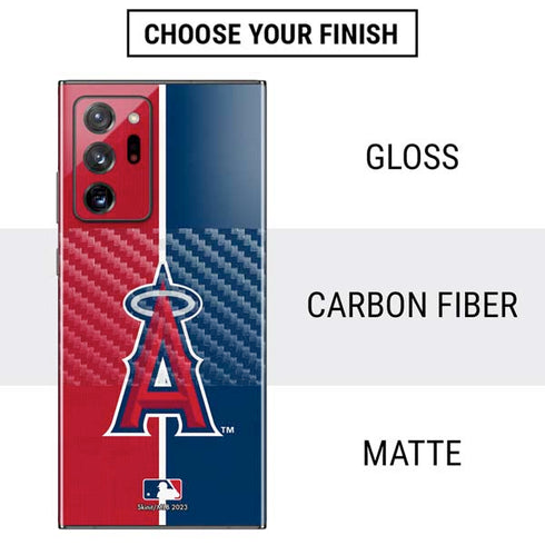 MLB Los Angeles Angels Split Galaxy Note20 Ultra 5G Skin