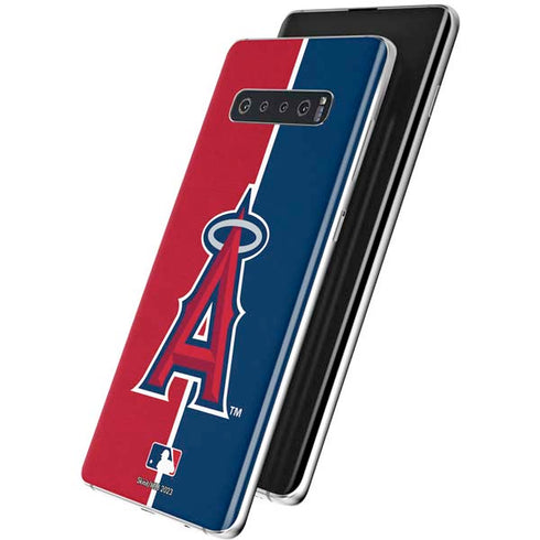 MLB Los Angeles Angels Split Galaxy S10 Skin