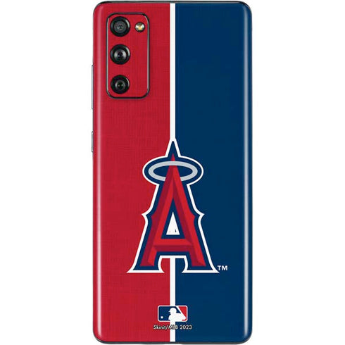 MLB Los Angeles Angels Split Galaxy S20 Fan Edition Skin