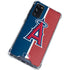 MLB Los Angeles Angels Split Galaxy S20 FE Clear Case