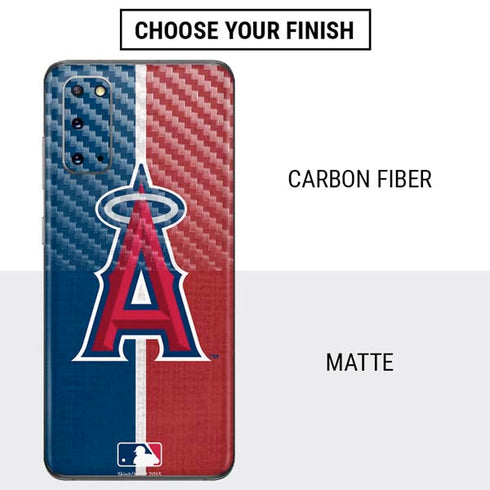 MLB Los Angeles Angels Split Galaxy S20 Skin