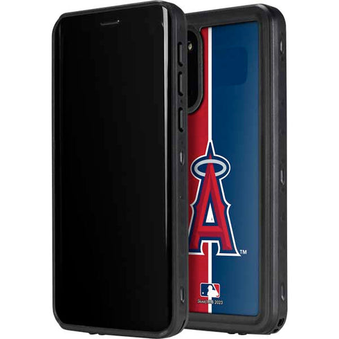 MLB Los Angeles Angels Split Galaxy S20 Waterproof Case