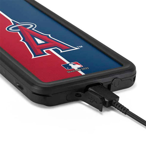 MLB Los Angeles Angels Split Galaxy S20 Waterproof Case
