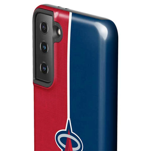 MLB Los Angeles Angels Split Galaxy S21 FE Pro Case