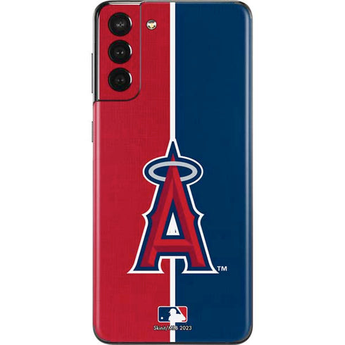 MLB Los Angeles Angels Split Galaxy S21 Plus 5G Skin