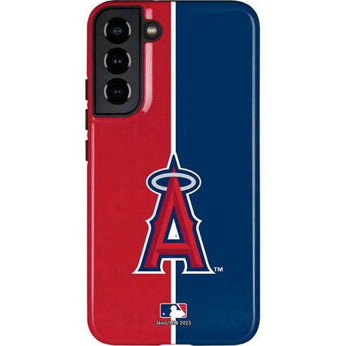MLB Los Angeles Angels Split Galaxy S22 Plus Pro Case