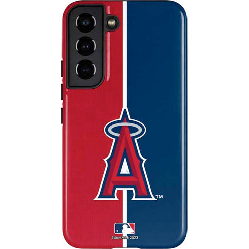 MLB Los Angeles Angels Split Galaxy S22 Pro Case