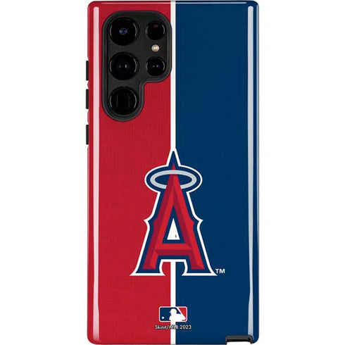 MLB Los Angeles Angels Split Galaxy S22 Ultra Pro Case