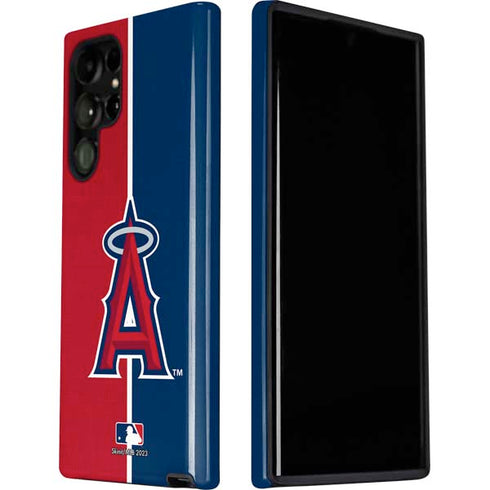 MLB Los Angeles Angels Split Galaxy S22 Ultra Pro Case