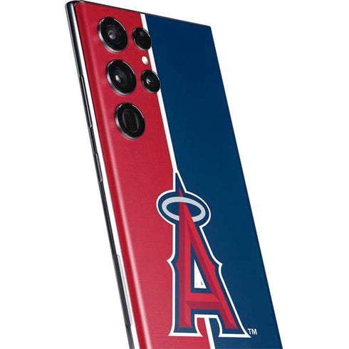 MLB Los Angeles Angels Split Galaxy S22 Ultra Skin