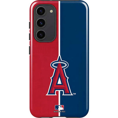 MLB Los Angeles Angels Split Galaxy S23 Plus Pro Case