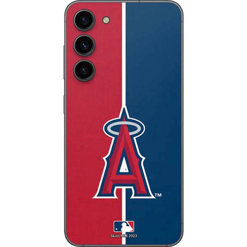 MLB Los Angeles Angels Split Galaxy S23 Plus Skin