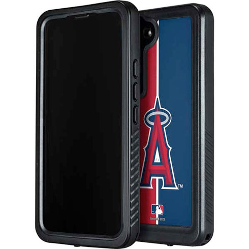 MLB Los Angeles Angels Split Galaxy S23 Plus Waterproof Case