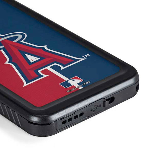 MLB Los Angeles Angels Split Galaxy S23 Plus Waterproof Case
