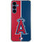 MLB Los Angeles Angels Split Galaxy S24 Clear Case