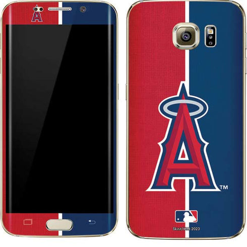 MLB Los Angeles Angels Split Galaxy S7 Edge Skin