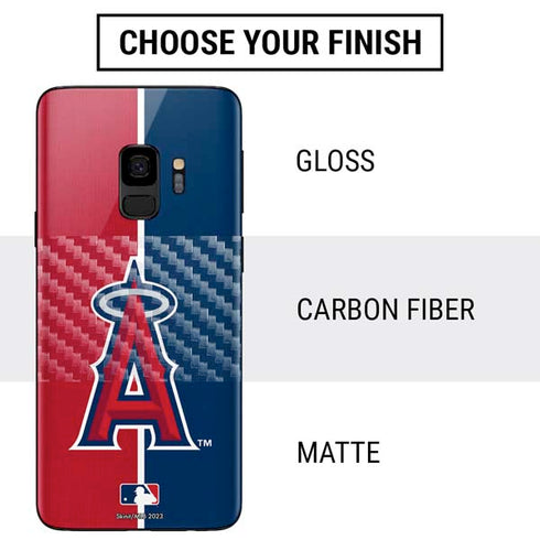 MLB Los Angeles Angels Split Galaxy S9 Skin