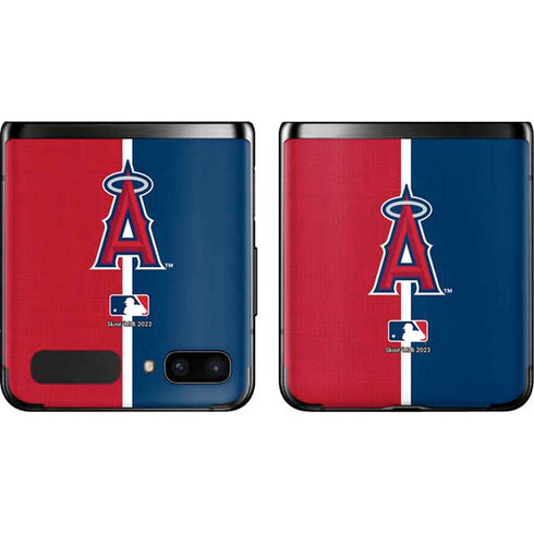 MLB Los Angeles Angels Split Galaxy Z Flip Skin