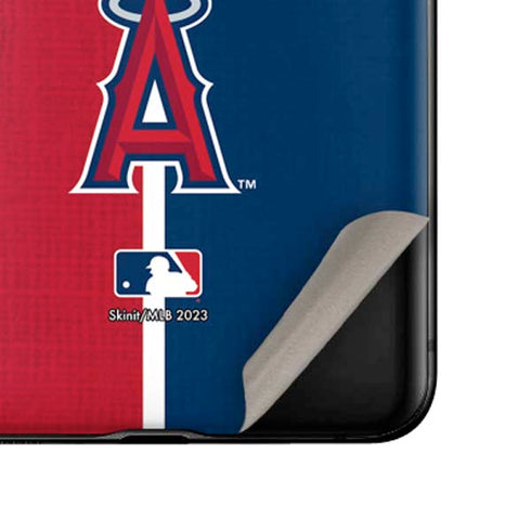 MLB Los Angeles Angels Split Galaxy Z Flip Skin