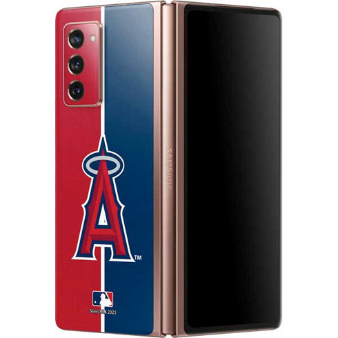 MLB Los Angeles Angels Split Galaxy Z Fold2 5G Skin