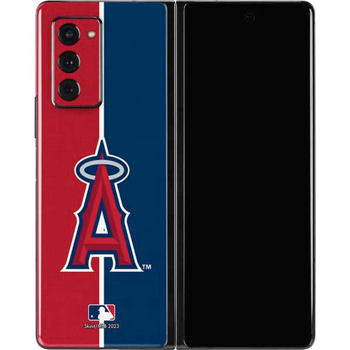 MLB Los Angeles Angels Split Galaxy Z Fold2 5G Skin