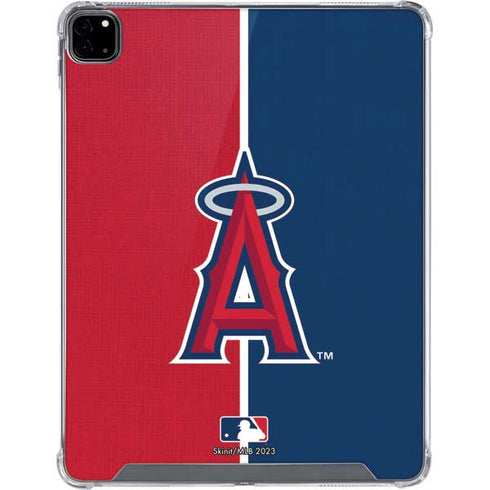 MLB Los Angeles Angels Split iPad Pro 12.9in (2020) Clear Case