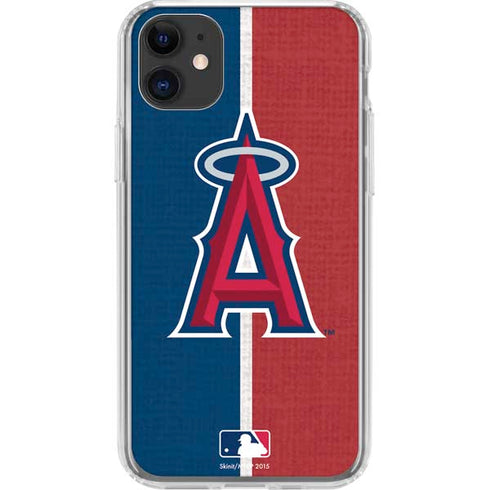 MLB Los Angeles Angels Split iPhone 11 Clear Case