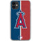 MLB Los Angeles Angels Split iPhone 11 Clear Case