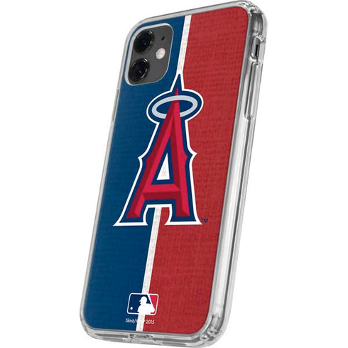 MLB Los Angeles Angels Split iPhone 11 Clear Case