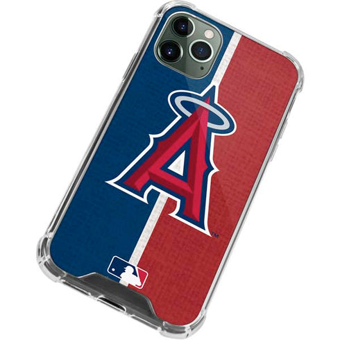 MLB Los Angeles Angels Split iPhone 11 Pro Max Clear Case