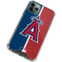 MLB Los Angeles Angels Split iPhone 11 Pro Max Clear Case
