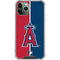 MLB Los Angeles Angels Split iPhone 11 Pro Max Clear Case