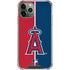MLB Los Angeles Angels Split iPhone 11 Pro Max Clear Case