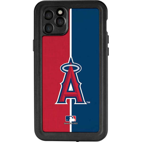 MLB Los Angeles Angels Split iPhone 11 Pro Max Waterproof Case