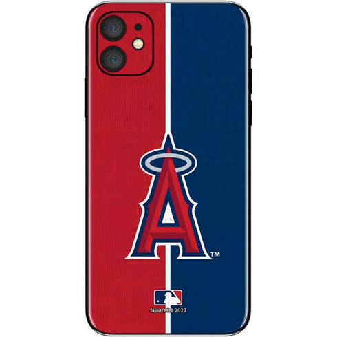 MLB Los Angeles Angels Split iPhone 11 Skin