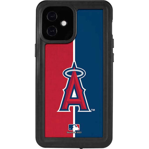 MLB Los Angeles Angels Split iPhone 12 Mini Waterproof Case