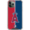 MLB Los Angeles Angels Split iPhone 12 Pro Clear Case