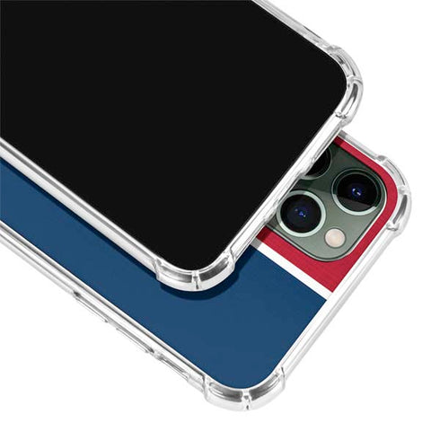 MLB Los Angeles Angels Split iPhone 12 Pro Clear Case