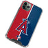 MLB Los Angeles Angels Split iPhone 12 Pro Clear Case