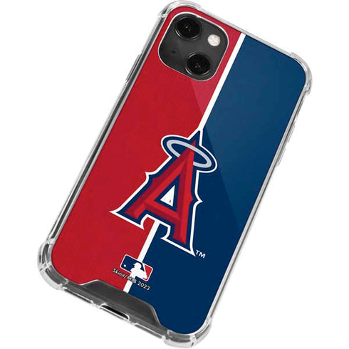 MLB Los Angeles Angels Split iPhone 13 Mini Clear Case
